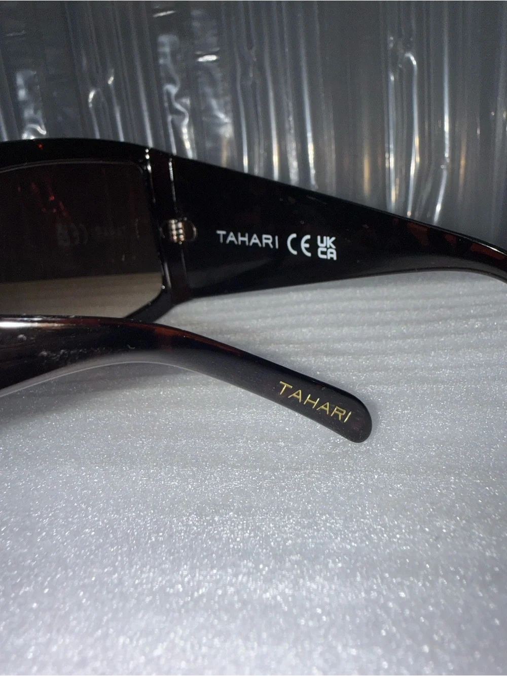 Tahari TH810 Dark Tortoise Oversized Square Sunglasses  UNISEX-NEW